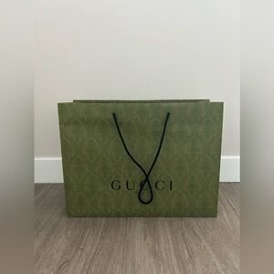 Large Gucci store shopping bag